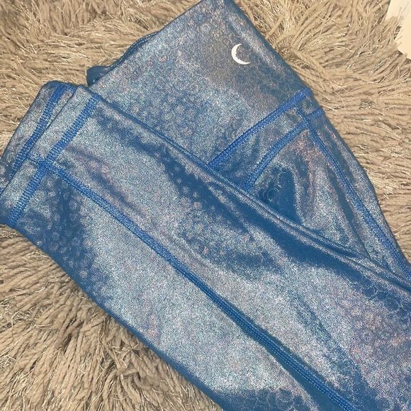 Zyia Active Womens 4 Blue Mermaid light N Tight Hi-rise capri NWOT Side Pockets - Picture 5 of 7